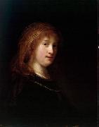 Portrait of Saskia van Uylenburg Rembrandt Peale